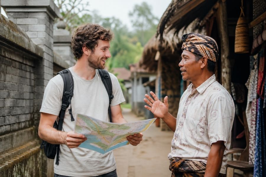 Lombok excursion map