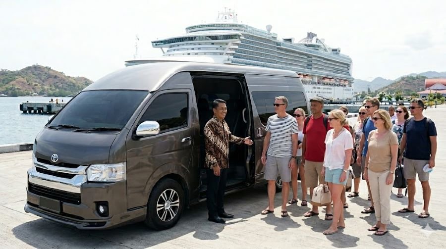 comfortable transport for shore excursion