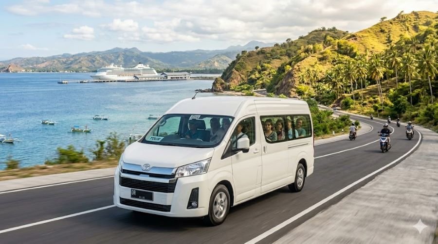 car hire Gili Mas Port for excursion Lombok