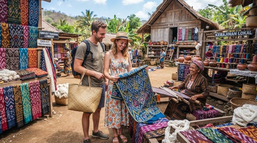 Lombok excursion for shoppers