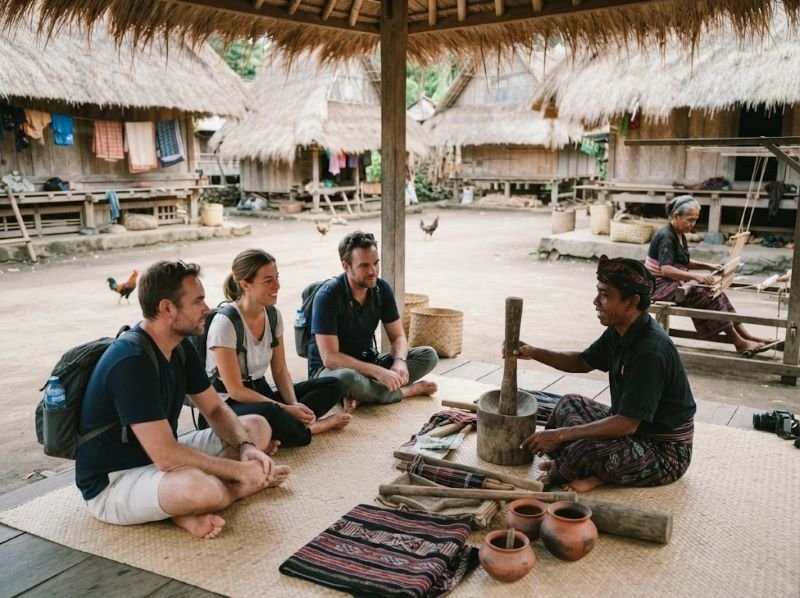 Educational shore excursions Lombok