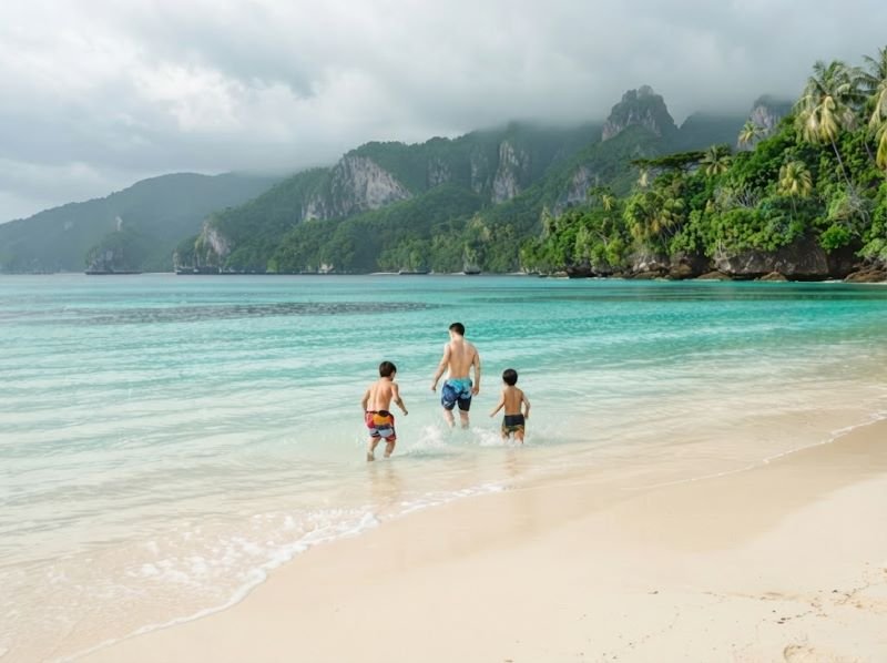 Lombok excursion for families