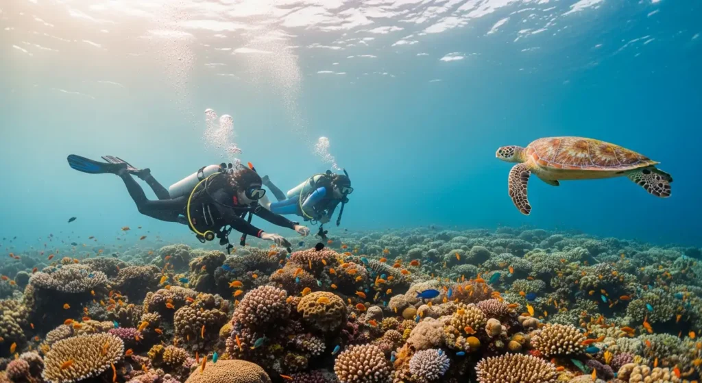 introductory diving excursion from port