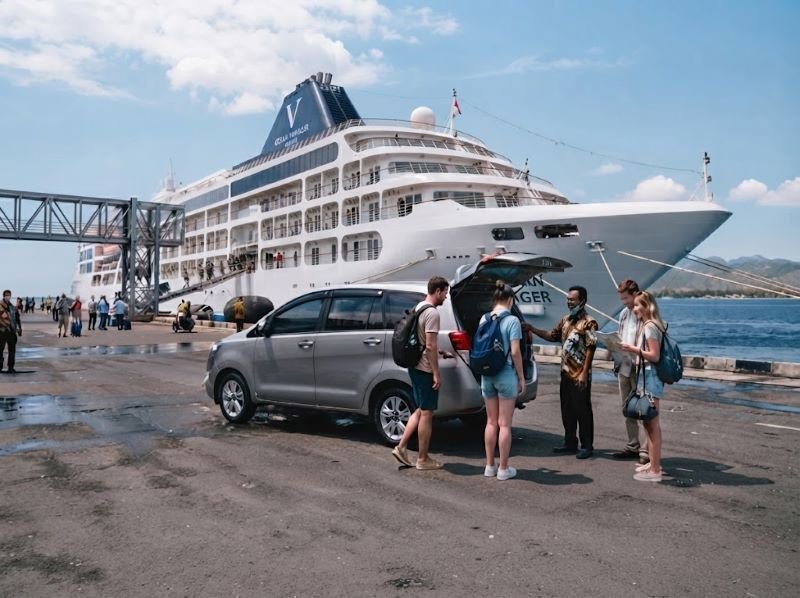 travel time for shore excursions Lombok