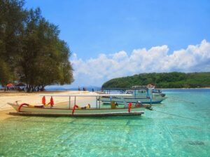 boat to Gili Nanggu