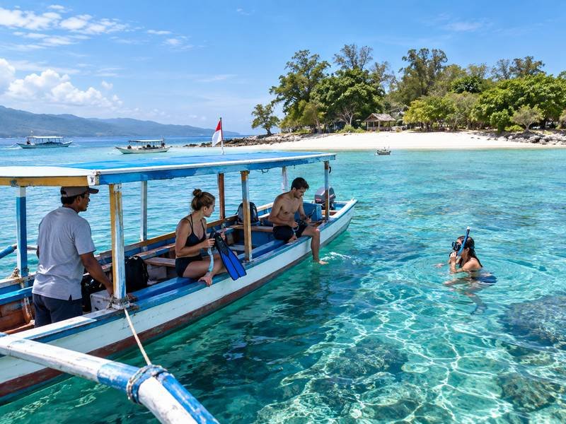 island snorkeling trip from Senggigi Lombok