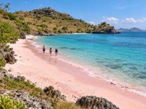 Pink Beach Lombok Island
